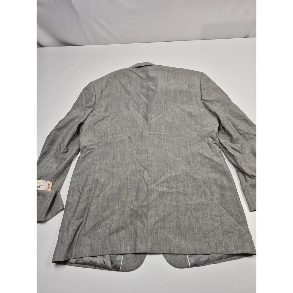 VTG G Kramon Suit Jacket Mens 42R Gray Wool Super 100s Tropical USA Classic Fit